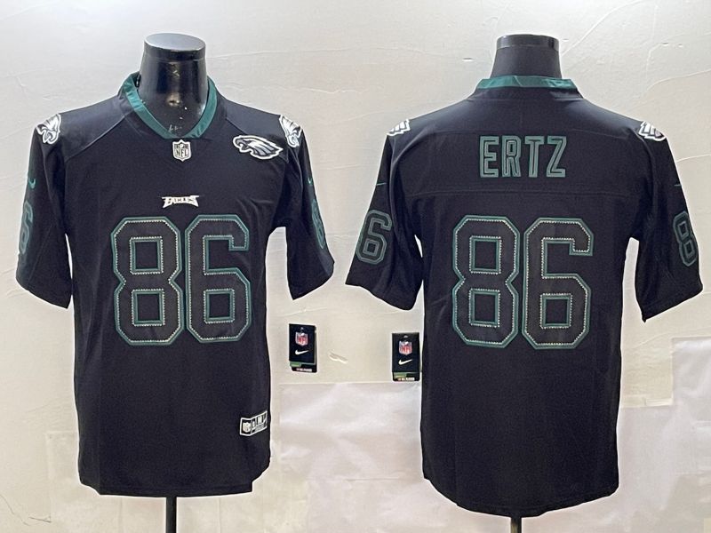 Men Philadelphia Eagles #86 Ertz Black Classic 2025 Nike Limited NFL Jersey style 6->philadelphia eagles->NFL Jersey